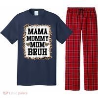Mama Mommy Mom Bruh Bleached Leopard Mother Day Pajama Set thumb 0