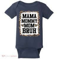 Mama Mommy Mom Bruh Bleached Leopard Mother Day Baby Bodysuit thumb 0