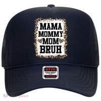 Mama Mommy Mom Bruh Bleached Leopard Mother Day Hat thumb 0