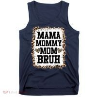 Mama Mommy Mom Bruh Bleached Leopard Mother Day Tank Top thumb 0