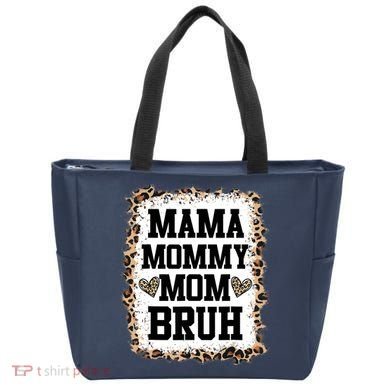 Mama Mommy Mom Bruh Bleached Leopard Mother Day Tote Bag