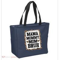 Mama Mommy Mom Bruh Bleached Leopard Mother Day Tote Bag thumb 2