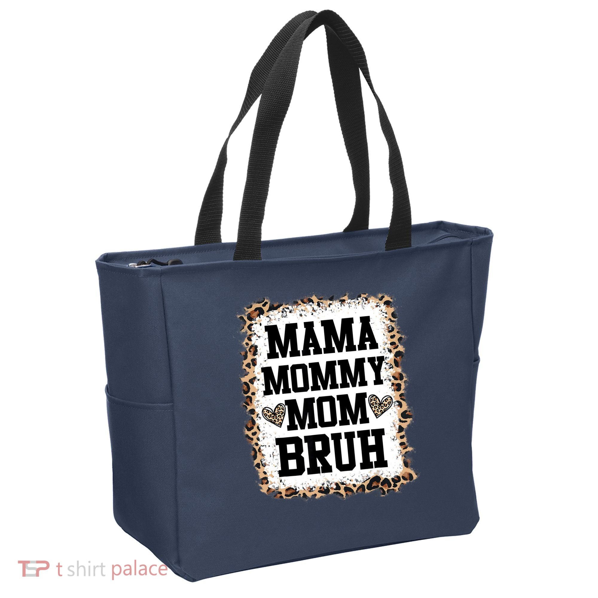Mama Mommy Mom Bruh Bleached Leopard Mother Day Tote Bag