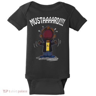 Mustard Meme Baby Bodysuit