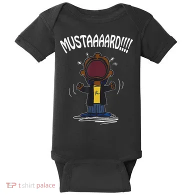 Mustard Meme Baby Bodysuit