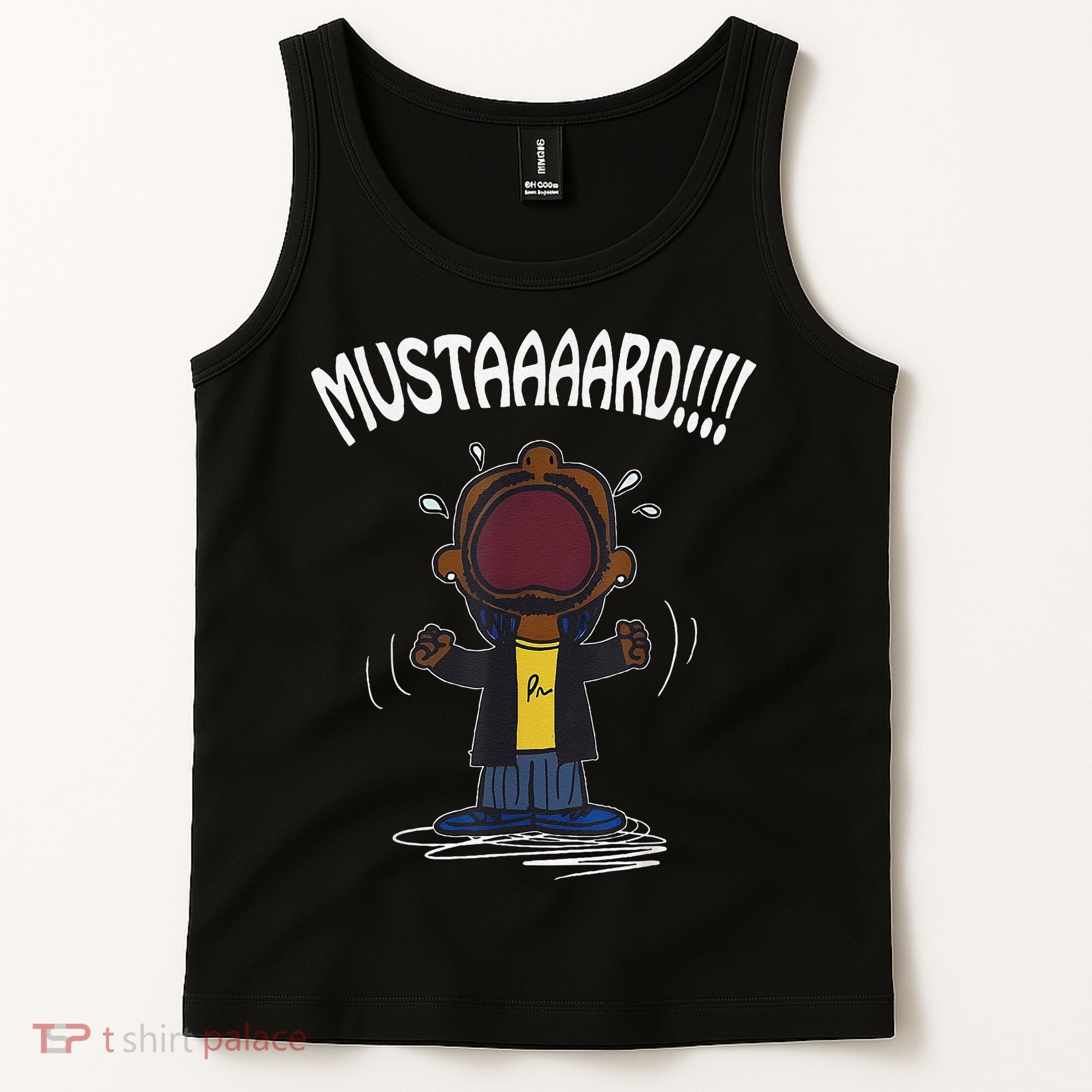 Mustard Meme Tank Top