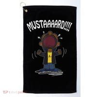 Mustard Meme Golf Towel thumb 0