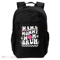 Mama Mommy Mom Bruh Retro Smile Face Backpack thumb 0
