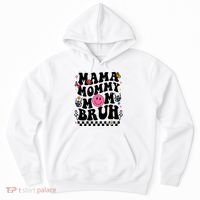 Mama Mommy Mom Bruh Retro Smile Face Hoodie thumb 0