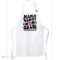 Mama Mommy Mom Bruh Retro Smile Face Apron thumb 0