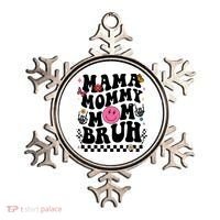 Mama Mommy Mom Bruh Retro Smile Face Ornament thumb 0