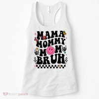 Mama Mommy Mom Bruh Retro Smile Face Women's Tank Top thumb 0