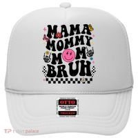 Mama Mommy Mom Bruh Retro Smile Face Hat thumb 0