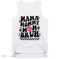 Mama Mommy Mom Bruh Retro Smile Face Tank Top thumb 0