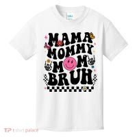 Mama Mommy Mom Bruh Retro Smile Face Kids T-Shirt thumb 0