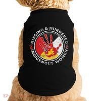 Mmiw Missing & Murdered Indigenous Women Red Hand Doggie Tank thumb 0