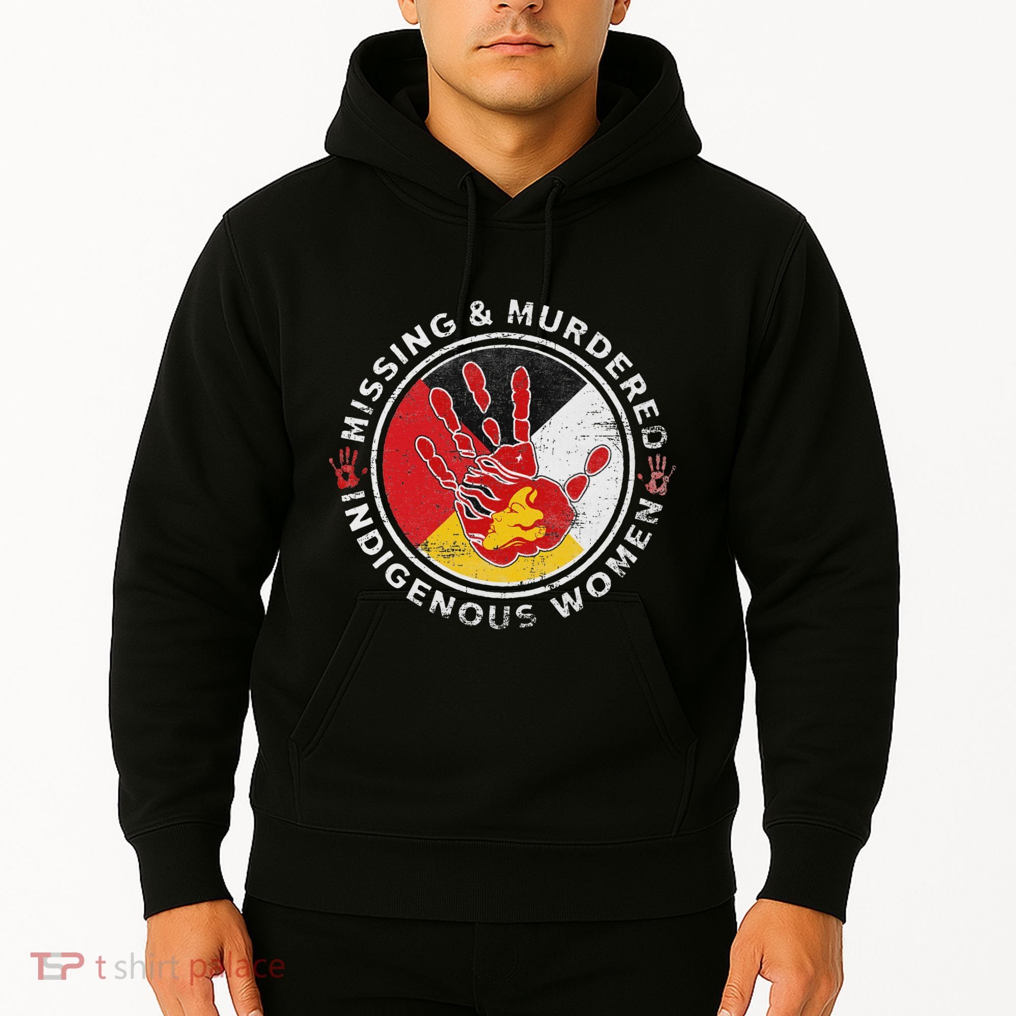 Mmiw Missing & Murdered Indigenous Women Red Hand Hoodie