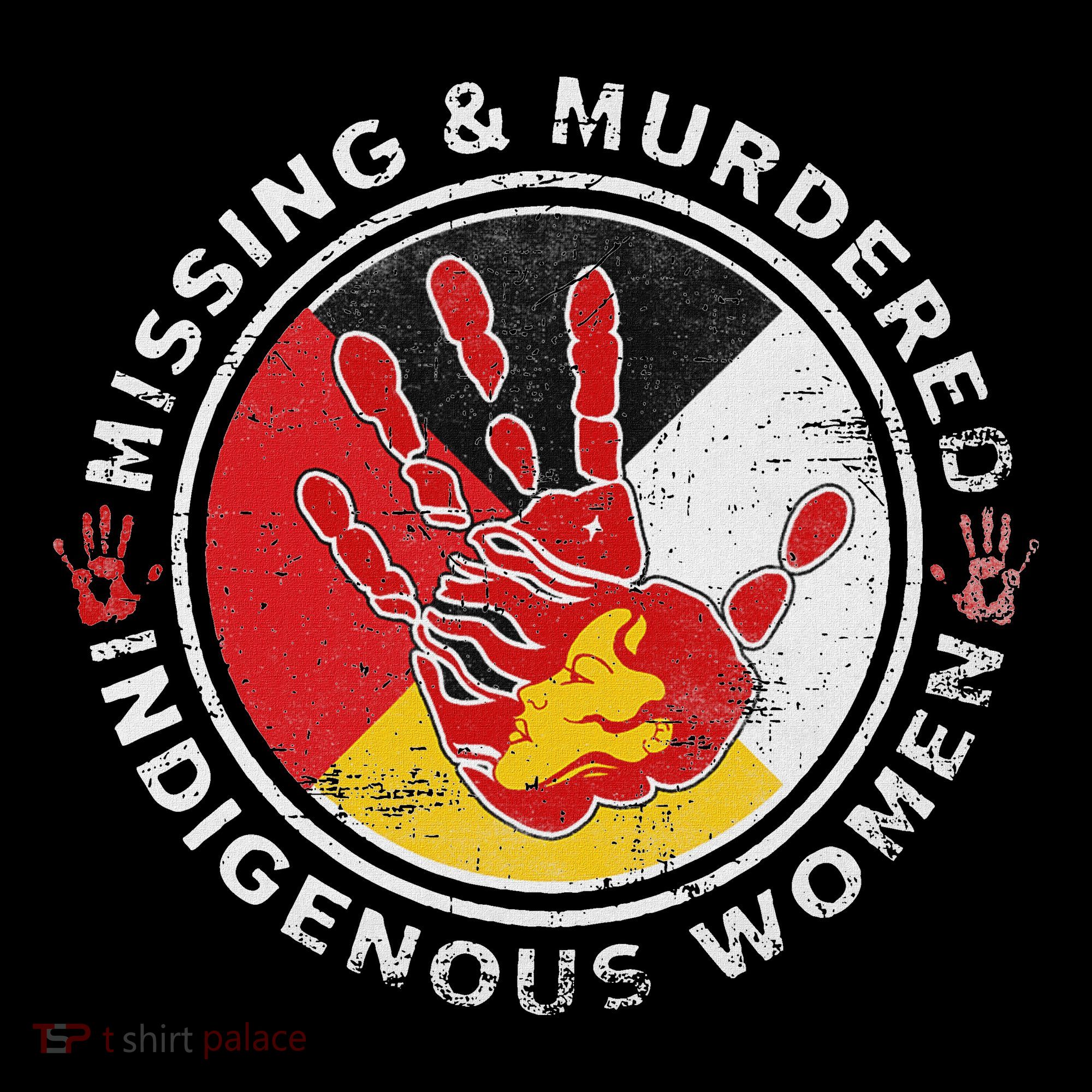 Mmiw Missing & Murdered Indigenous Women Red Hand Long Sleeve Shirt