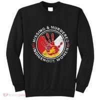 Mmiw Missing & Murdered Indigenous Women Red Hand Sweatshirt thumb 0