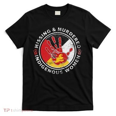 Mmiw Missing & Murdered Indigenous Women Red Hand T-Shirt