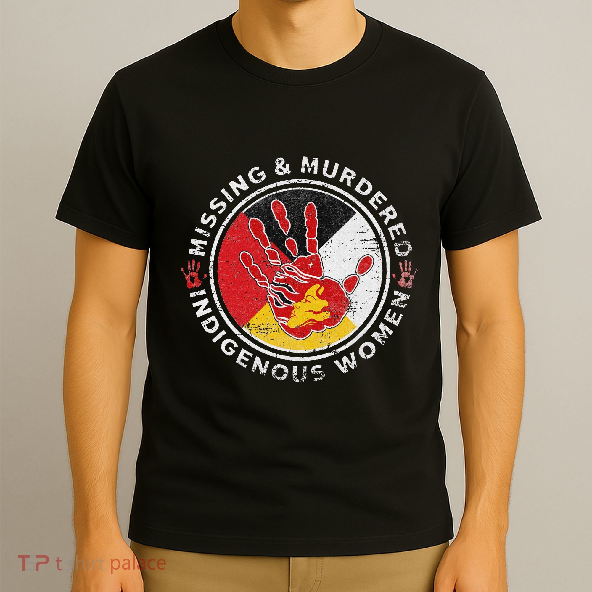 Mmiw Missing & Murdered Indigenous Women Red Hand T-Shirt