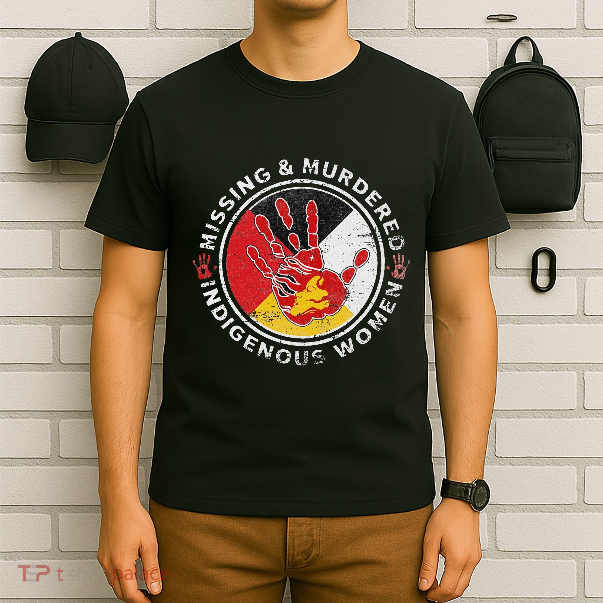 Mmiw Missing & Murdered Indigenous Women Red Hand T-Shirt