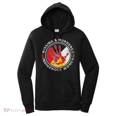Mmiw Missing & Murdered Indigenous Women Red Hand Women's Hoodie