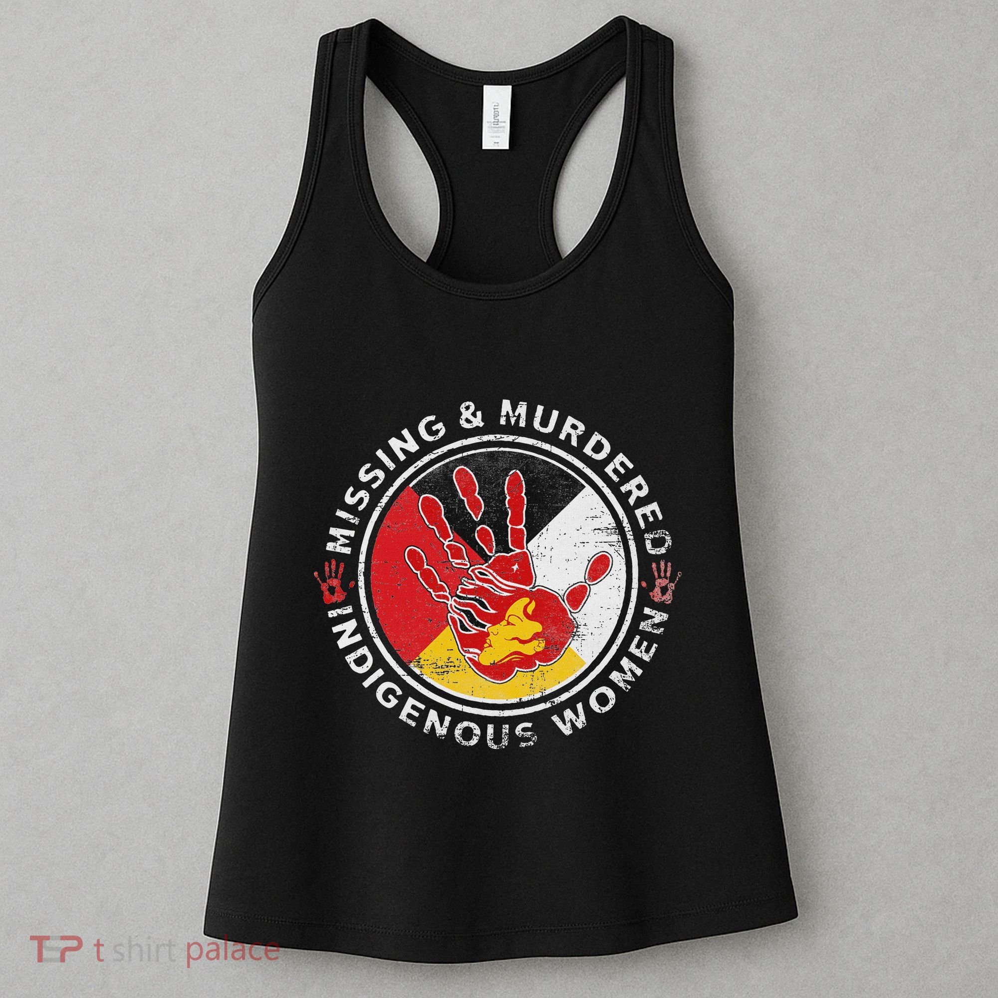 Mmiw Missing & Murdered Indigenous Women Red Hand Women's Tank Top