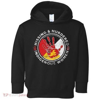 Mmiw Missing & Murdered Indigenous Women Red Hand Toddler Hoodie