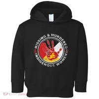 Mmiw Missing & Murdered Indigenous Women Red Hand Toddler Hoodie thumb 0