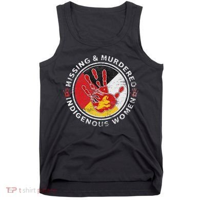 Mmiw Missing & Murdered Indigenous Women Red Hand Tank Top