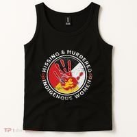 Mmiw Missing & Murdered Indigenous Women Red Hand Tank Top thumb 2