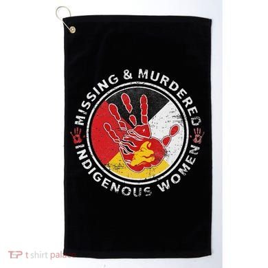 Mmiw Missing & Murdered Indigenous Women Red Hand Golf Towel