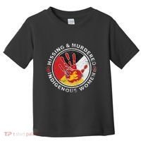 Mmiw Missing & Murdered Indigenous Women Red Hand Toddler T-Shirt thumb 0