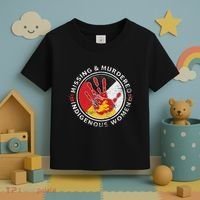 Mmiw Missing & Murdered Indigenous Women Red Hand Toddler T-Shirt thumb 3