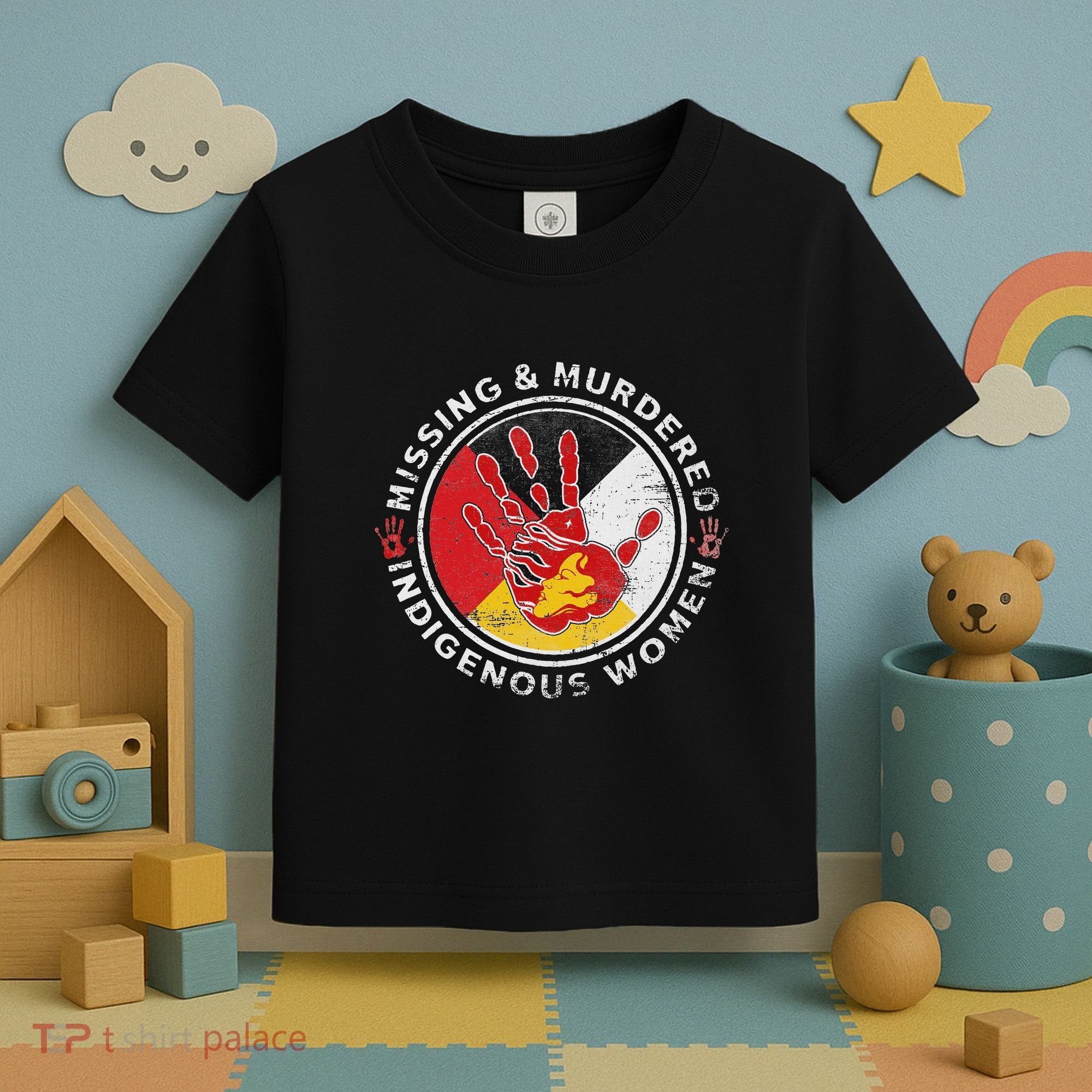 Mmiw Missing & Murdered Indigenous Women Red Hand Toddler T-Shirt