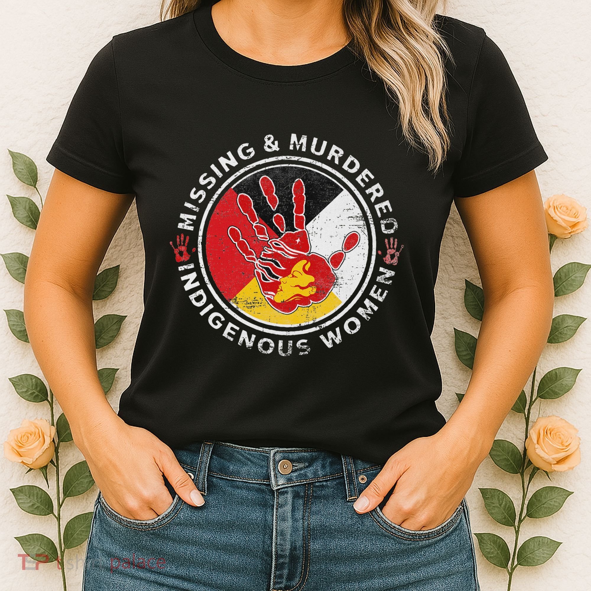Mmiw Missing & Murdered Indigenous Women Red Hand Women's T-Shirt