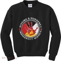 Mmiw Missing & Murdered Indigenous Women Red Hand Kids Sweatshirt thumb 0