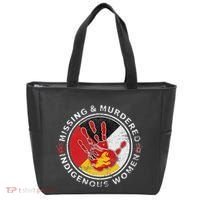 Mmiw Missing & Murdered Indigenous Women Red Hand Tote Bag thumb 0