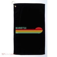 Manistee Michigan Golf Towel thumb 0