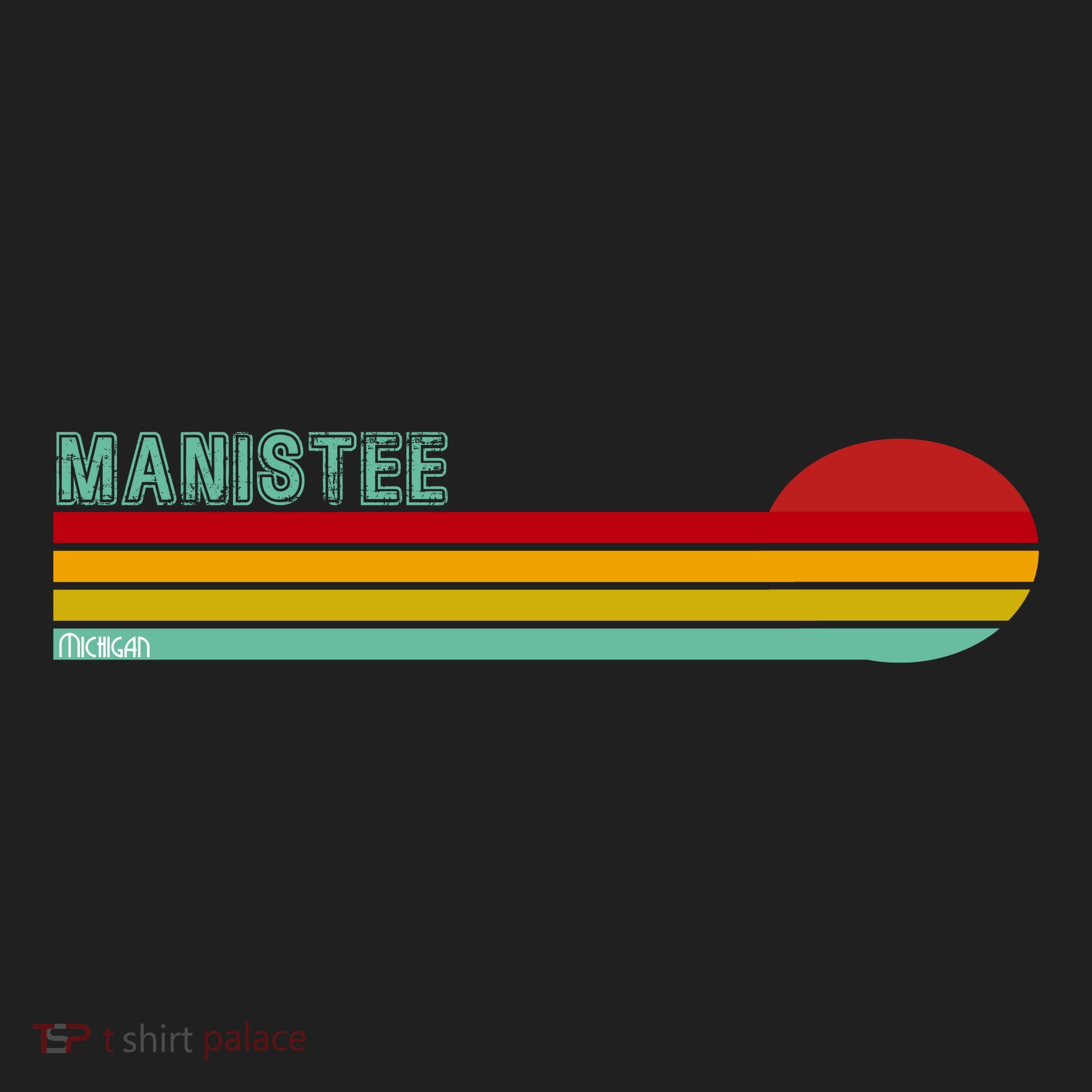 Manistee Michigan Golf Towel