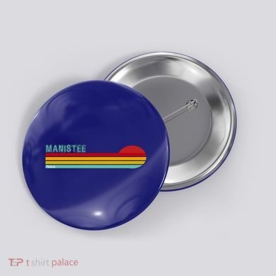 Manistee Michigan Button