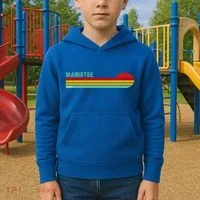 Manistee Michigan Kids Hoodie thumb 2