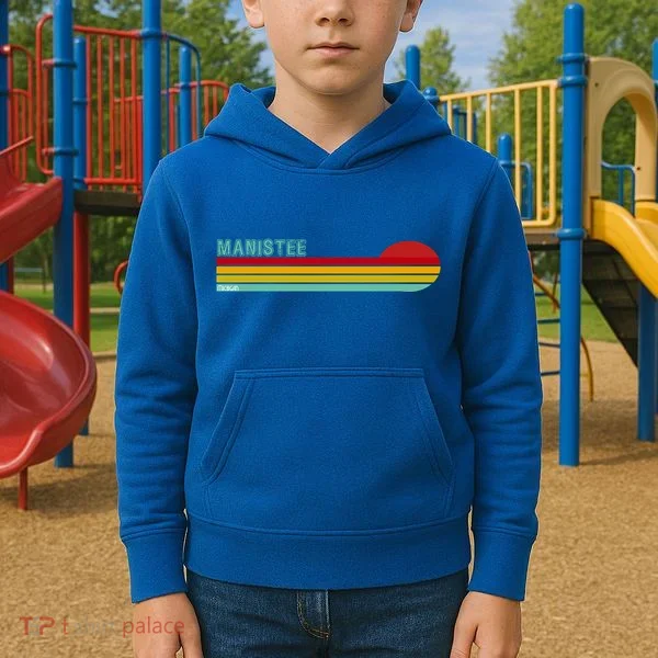 Manistee Michigan Kids Hoodie
