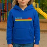 Manistee Michigan Kids Hoodie thumb 3