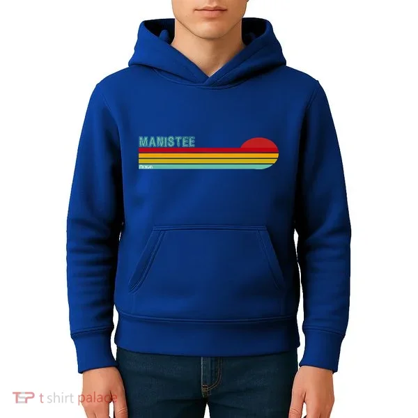 Manistee Michigan Kids Hoodie