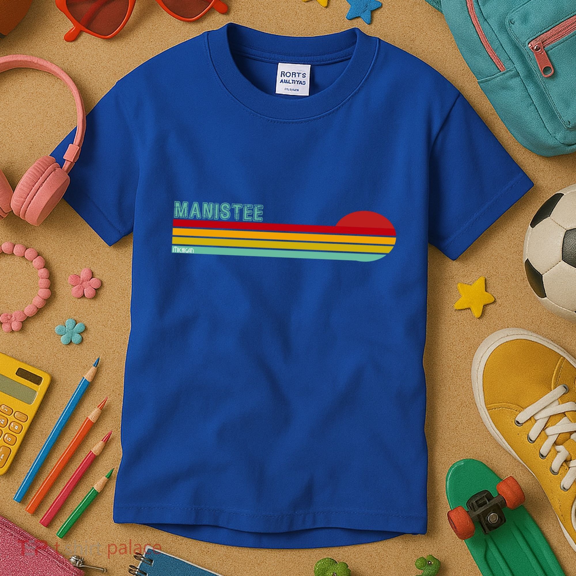Manistee Michigan Kids T-Shirt