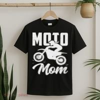 Moto Mom Motocross Dirt Bike Mother's Day T-Shirt thumb 2