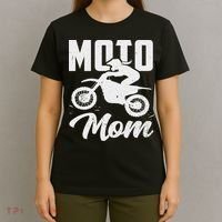 Moto Mom Motocross Dirt Bike Mother's Day T-Shirt thumb 4