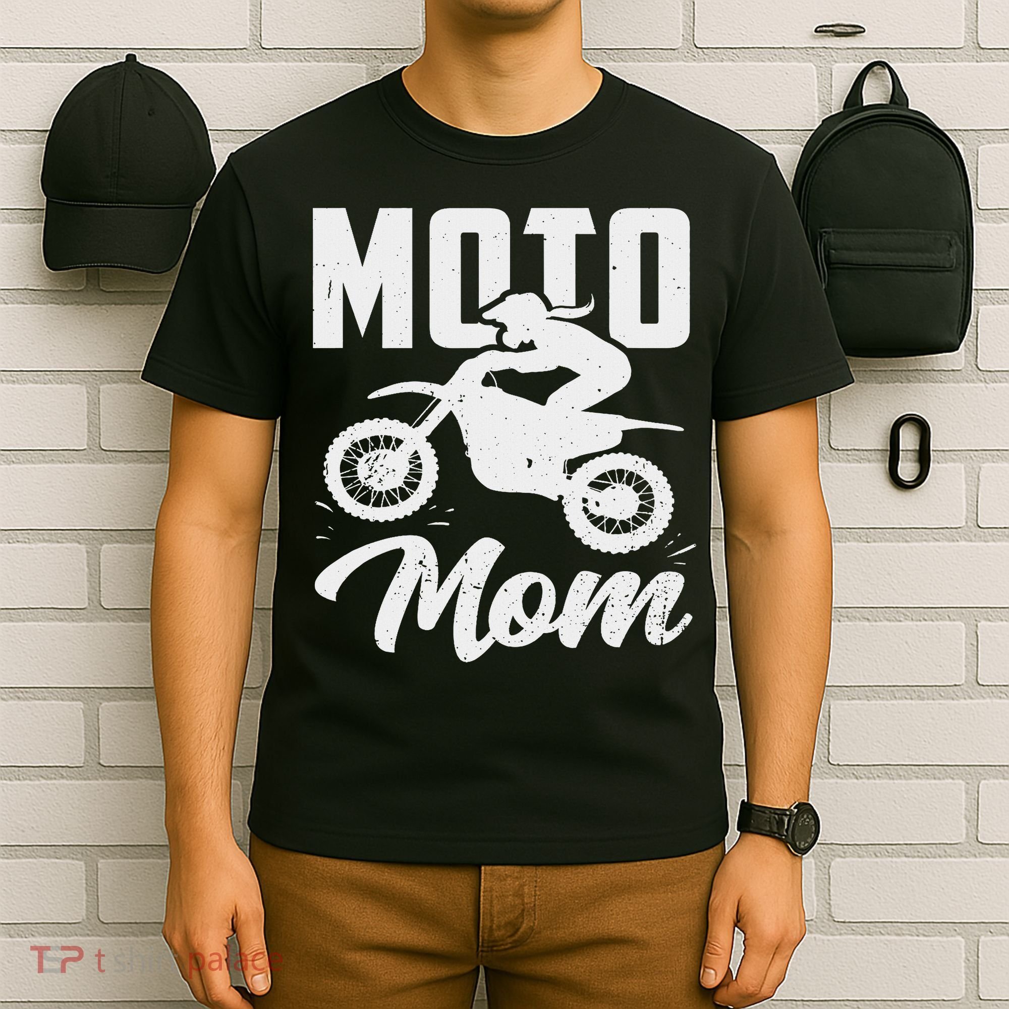 Moto Mom Motocross Dirt Bike Mother's Day T-Shirt